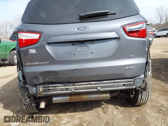 2021 Ford EcoSport SE z VIN MAJ6S3GL1MC425050, wystawiony jako IAAI lot #41808554 z przebiegiem 63 785 mil mil oraz . Historia ofert i sprzedaży dostępna na DreamBid. Obrazek 6.