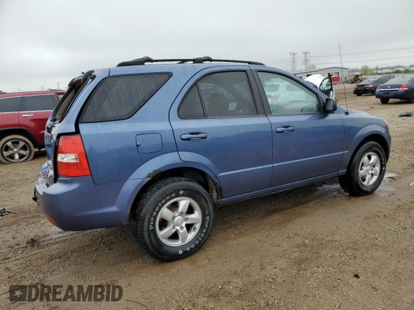 2007 Kia Sorento EX z VIN KNDJC736X75722318, wystawiony jako Copart lot #55295075 z przebiegiem 156 188 mil mil oraz Szkoda całkowita • Salvage title. Historia ofert i sprzedaży dostępna na DreamBid. Obrazek 3.