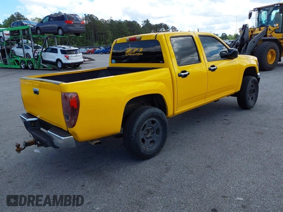 2012 GMC Canyon SLE1 with VIN 1GTH6MFEXC8142583, listed as a IAAI auction lot 41912494 with 276,070 mi miles. Bid and sale history available at carsss.com. Image 4.