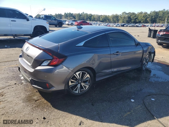 2016 Honda Civic Coupe EX-T with VIN 2HGFC3B36GH362206, listed as a Copart auction lot 88444525 with 151,992 mi miles and Salvage Title. Bid and sale history available at carsss.com. Image 3.