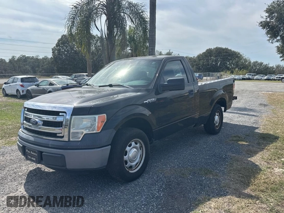 2013 Ford F-150 XL with VIN 1FTMF1CM7DFE09796, listed as a Copart auction lot 44408095 with 67,872 mi miles and Clean title. Bid and sale history available at DreamBid. Image 2.