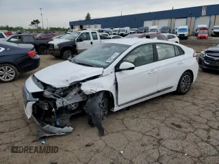 2020 Hyundai Ioniq SE with VIN KMHC75LJ5LU060827, listed as a Copart auction lot 56877195 with 30,722 mi miles and Non repairable. Bid and sale history available at DreamBid. Image 1.