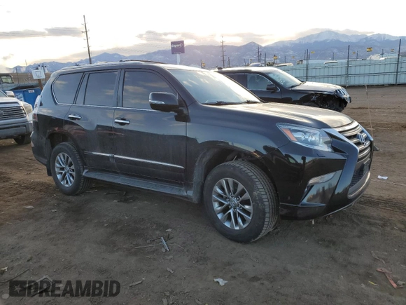 2017 Lexus GX 460 with VIN JTJJM7FX4H5179564, listed as a Copart auction lot 87943285 with Not provided miles and Salvage title. Bid and sale history available at DreamBid. Image 4.