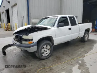 2002 Chevrolet Silverado 1500 LS with VIN 2GCEK19V821255524, listed as a Copart auction lot 52390605 with Not Provided miles and Salvage Title. Bid and sale history available at DreamBid. Image 1.