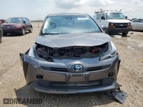 2020 Toyota Prius L Eco with VIN JTDKARFU7L3103696, listed as a Copart auction lot 54130735 with 22,774 mi miles and Salvage Title. Bid and sale history available at DreamBid. Image 5.