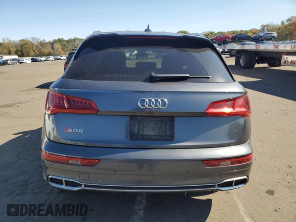 2018 Audi SQ5 Prestige with VIN WA1C4AFY9J2209340, listed as a Copart auction lot 75525344 with 77,522 mi miles and Salvage Title. Bid and sale history available at DreamBid. Image 6.