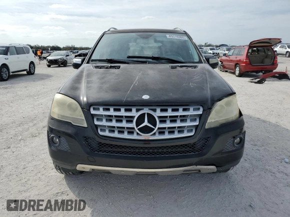 2009 Mercedes-Benz M 3.5L with VIN 4JGBB56E39A512857, listed as a Copart auction lot 89319305 with 192,478 mi miles and Salvage Title. Bid and sale history available at carsss.com. Image 5.