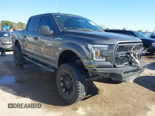 2017 Ford F-150 XL with VIN 1FTEW1CP2HKE11516, listed as a IAAI auction lot 41643313 with 99,486 mi miles. Bid and sale history available at carsss.com. Image 1.