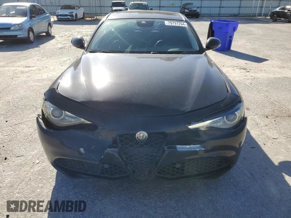 2019 Alfa Romeo Giulia Ti Sport with VIN ZARFAMBN5K7601797, listed as a Copart auction lot 79797254 with 68,077 mi miles and Salvage Title. Bid and sale history available at carsss.com. Image 5.