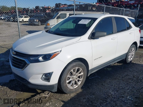 2020 Chevrolet Equinox LS with VIN 3GNAXHEV1LS546703, listed as a IAAI auction lot 41760071 with 68,000 mi miles and . Bid and sale history available at DreamBid. Image 17.