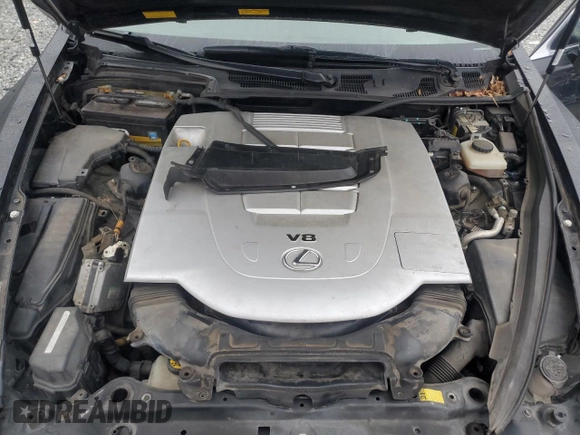 2009 Lexus LS 460 with VIN JTHCL46F395001858, listed as a Copart auction lot 89346225 with 291,337 mi miles and Salvage Title. Bid and sale history available at DreamBid. Image 11.