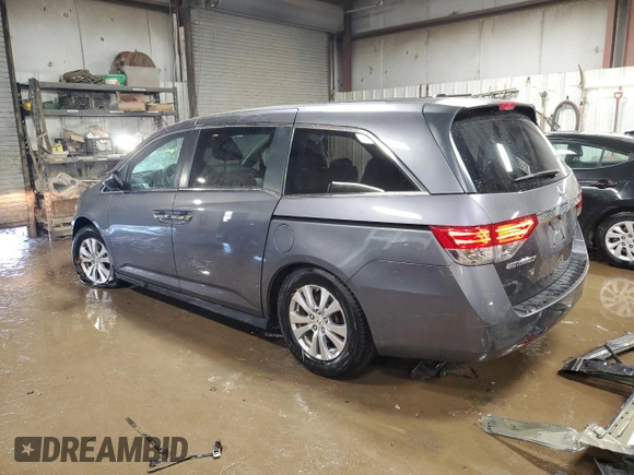 2015 Honda Odyssey EX-L with VIN 5FNRL5H64FB051046, listed as a Copart auction lot 50446525 with 152,983 mi miles and Salvage Title. Bid and sale history available at DreamBid. Image 2.