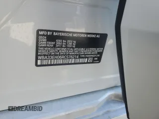 2024 BMW 7 Series 740i xDrive z VIN WBA33EH06RCS76214, wystawiony jako Copart lot #78085004 z przebiegiem 2 808 mil mil oraz Czysty tytuł • Clean title. Historia ofert i sprzedaży dostępna na DreamBid. Obrazek 12.
