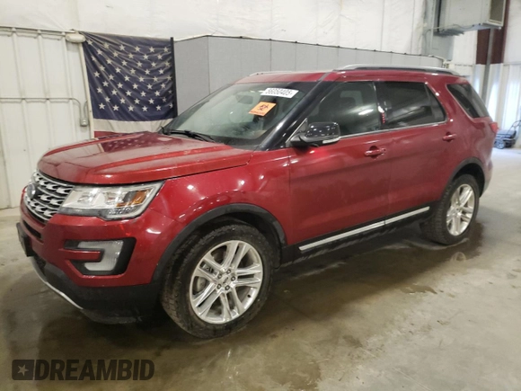 2016 Ford Explorer XLT with VIN 1FM5K8D81GGC40816, listed as a Copart auction lot 56050405 with 106,324 mi miles and Salvage Title. Bid and sale history available at DreamBid. Image 1.