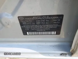 2013 Hyundai Elantra Limited with VIN 5NPDH4AE0DH444970, listed as a IAAI auction lot 41928294 with 163,635 mi miles and . Bid and sale history available at DreamBid. Image 9.
