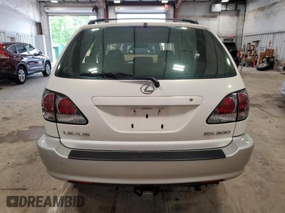 2003 Lexus RX 300 with VIN JTJHF10U030298982, listed as a Copart auction lot 61236885 with 232,276 mi miles and Non repairable. Bid and sale history available at DreamBid. Image 6.