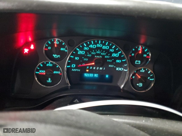 2011 Chevrolet Express Passenger 1LT with VIN 1GAZG1FGXB1118401, listed as a Copart auction lot 61633484 with 92,133 mi miles and Salvage Title. Bid and sale history available at carsss.com. Image 9.