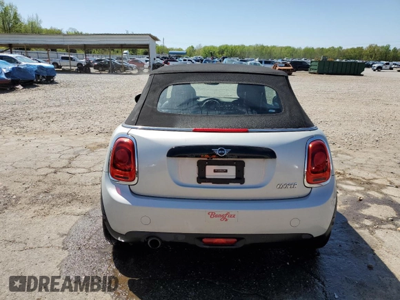 2019 MINI Convertible Cooper with VIN WMWWG5C5XK3H08462, listed as a Copart auction lot 52405275 with 36,205 mi miles and Salvage Title. Bid and sale history available at DreamBid. Image 6.