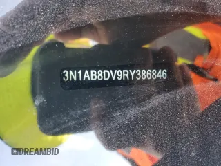 2024 Nissan Sentra SR z VIN 3N1AB8DV9RY386846, wystawiony jako Copart lot #55141905 z przebiegiem 4591 mil mil oraz Szkoda całkowita • Salvage title. Historia ofert i sprzedaży dostępna na DreamBid. Obrazek 12.