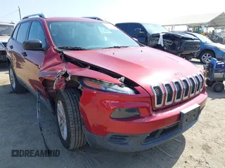 2015 Jeep Cherokee Sport with VIN 1C4PJLAB0FW684129, listed as a IAAI auction lot 42644372 with 128,779 mi miles and . Bid and sale history available at DreamBid. Image 1.