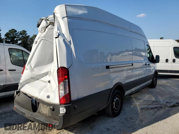 2021 Ford Transit Cargo with VIN 1FTBW3X83MKA40734, listed as a Copart auction lot 77427214 with Not Provided miles and Salvage Title. Bid and sale history available at carsss.com. Image 3.