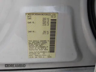 2015 Nissan Altima S with VIN 1N4AL3AP1FN308613, listed as a IAAI auction lot 41398676 with 152,886 mi miles and . Bid and sale history available at DreamBid. Image 9.