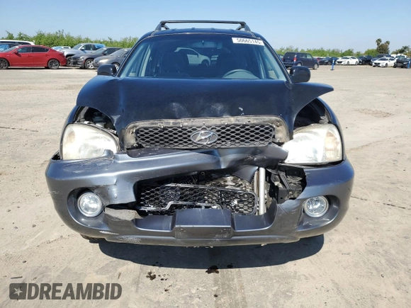 2001 Hyundai Santa Fe GLS with VIN KM8SC83D71U123474, listed as a Copart auction lot 50665145 with 84,155 mi miles and Salvage Title. Bid and sale history available at carsss.com. Image 5.