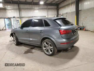 2016 Audi Q3 Premium Plus with VIN WA1EFCFS9GR001808, listed as a Copart auction lot 48001405 with 20,218 mi miles and Salvage Title. Bid and sale history available at carsss.com. Image 2.