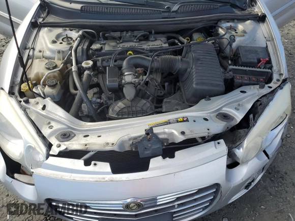 2006 Chrysler Sebring with VIN 1C3EL45X76N102955, listed as a Copart auction lot 50058875 with 126,887 mi miles and Salvage Title. Bid and sale history available at DreamBid. Image 13.