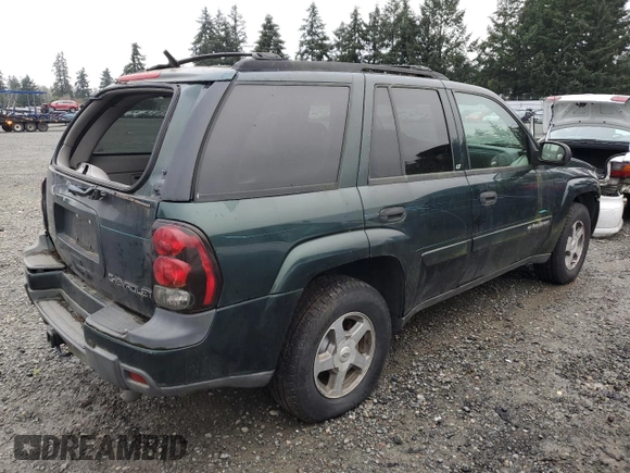 2003 Chevrolet TrailBlazer LTZ with VIN 1GNDT13S332336835, listed as a Copart auction lot 87223954 with 154,435 mi miles and Salvage Title. Bid and sale history available at DreamBid. Image 3.