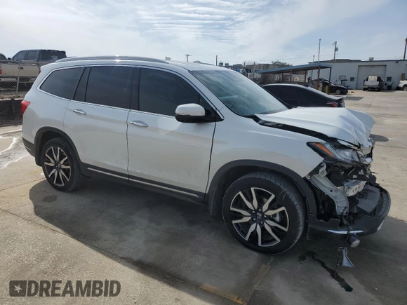 2022 Honda Pilot Touring 7-Passenger with VIN 5FNYF6H67NB018467, listed as a Copart auction lot 45358605 with 29,268 mi miles and Salvage Title. Bid and sale history available at carsss.com. Image 4.