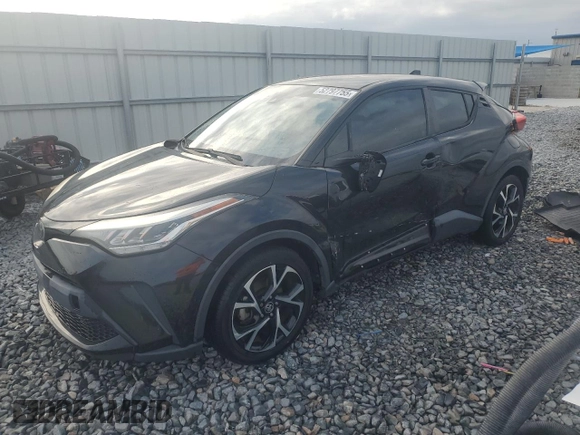 2020 Toyota C-HR LE with VIN NMTKHMBX5LR105717, listed as a Copart auction lot 52797755 with 61,824 mi miles and Non Repairable. Bid and sale history available at carsss.com. Image 1.