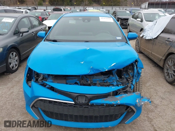 2019 Toyota Corolla Hatchback SE with VIN JTNK4RBEXK3033062, listed as a IAAI auction lot 41471618 with 195,001 mi miles. Bid and sale history available at carsss.com. Image 13.