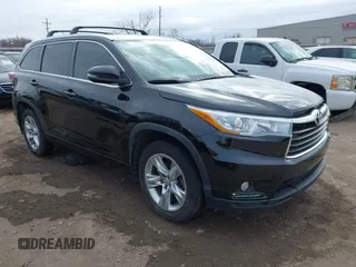 2014 Toyota Highlander Limited with VIN 5TDYKRFH2ES033536, listed as a IAAI auction lot 41138316 with 309,139 mi miles and . Bid and sale history available at DreamBid. Image 1.