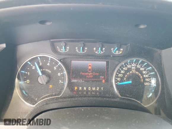 2014 Ford F-150 XL with VIN 1FTEW1CM9EFA41241, listed as a Copart auction lot 56217225 with 256,673 mi miles and Salvage title. Bid and sale history available at DreamBid. Image 9.