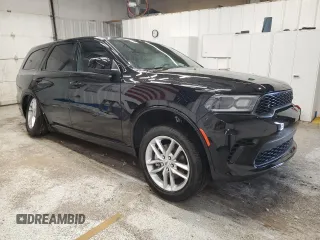 2025 Dodge Durango GT with VIN 1C4RDJDG1SC536787, listed as a Copart auction lot 62940135 with 4,102 mi miles and Salvage title. Bid and sale history available at DreamBid. Image 4.
