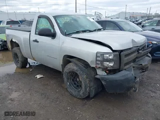 2011 Chevrolet Silverado 1500 Work Truck with VIN 1GCNKPEX8BZ243133, listed as a IAAI auction lot 41796052 with 123,709 mi miles. Bid and sale history available at carsss.com. Image 1.