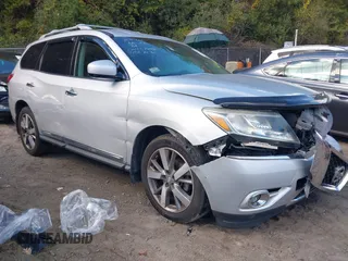 2013 Nissan Pathfinder Platinum with VIN 5N1AR2MM7DC600954, listed as a IAAI auction lot 41252066 with 139,085 mi miles and . Bid and sale history available at DreamBid. Image 1.