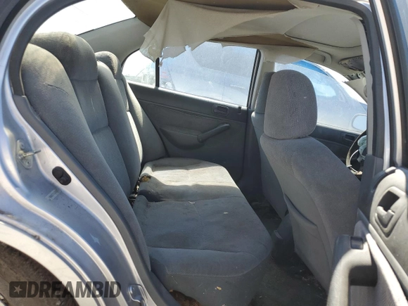 2001 Honda Civic EX with VIN 1HGES26771L030629, listed as a Copart auction lot 48322835 with Not Provided miles and Salvage Title. Bid and sale history available at DreamBid. Image 10.