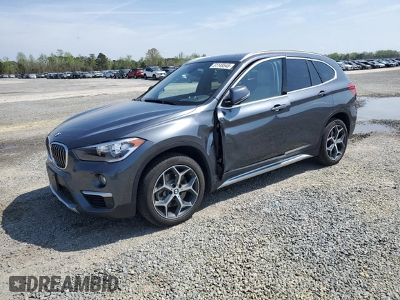 2018 BMW X1 xDrive28i with VIN WBXHT3C36J5L33585, listed as a Copart auction lot 51148545 with 32,091 mi miles and Salvage Title. Bid and sale history available at carsss.com. Image 1.
