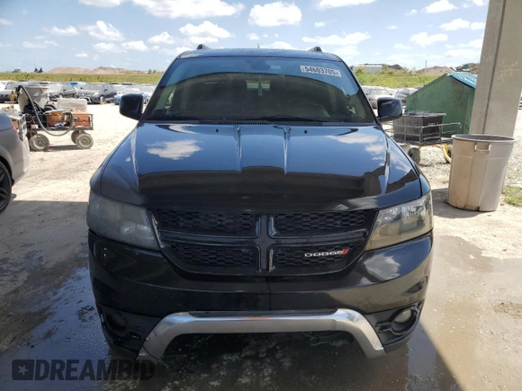2018 Dodge Journey Crossroad with VIN 3C4PDCGG4JT517135, listed as a Copart auction lot 54603705 with 160,491 mi miles and Salvage title. Bid and sale history available at DreamBid. Image 5.