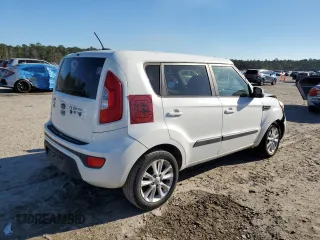2012 Kia Soul + with VIN KNDJT2A69C7420099, listed as a Copart auction lot 87730385 with Not Provided miles and Salvage Title. Bid and sale history available at DreamBid. Image 3.