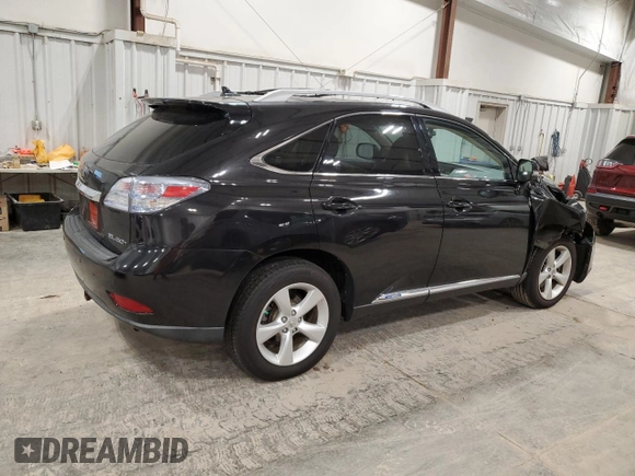 2012 Lexus RX 450h with VIN JTJBC1BA7C2435423, listed as a Copart auction lot 58962795 with 116,091 mi miles and Clean title. Bid and sale history available at DreamBid. Image 3.