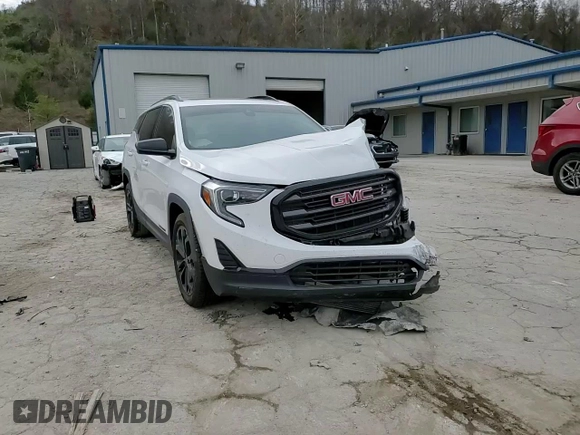 2020 GMC Terrain SLE with VIN 3GKALTEVXLL222431, listed as a Copart auction lot 80990714 with 69,204 mi miles and Salvage title. Bid and sale history available at DreamBid. Image 11.