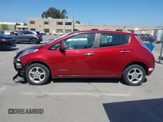 2013 Nissan LEAF SL with VIN 1N4AZ0CP5DC418535, listed as a IAAI auction lot 42084970 with 51,361 mi miles and . Bid and sale history available at DreamBid. Image 15.