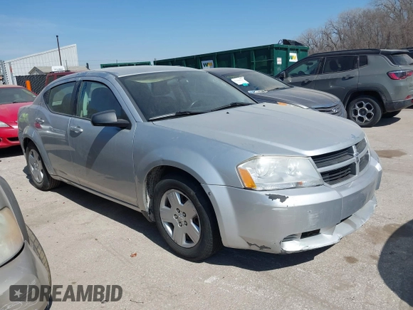 2010 Dodge Avenger SXT with VIN 1B3CC4FB5AN185950, listed as a IAAI auction lot 41780533 with 149,851 mi miles. Bid and sale history available at carsss.com. Image 1.