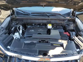 2024 Infiniti QX60 Luxe с VIN 5N1DL1FS2RC346226, выставлен на аукционе Copart как лот 49484615 с пробегом 5 728 миль миль и Списание • Salvage title. История ставок и продаж доступна на DreamBid. Изображение 12.