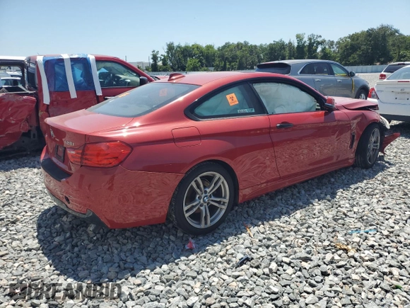 2014 BMW 4 Series 428i z VIN WBA3N3C51EF711571, wystawiony jako Copart lot #57328435 z przebiegiem Nie podano mil oraz Szkoda całkowita • Salvage title. Historia ofert i sprzedaży dostępna na DreamBid. Obrazek 3.
