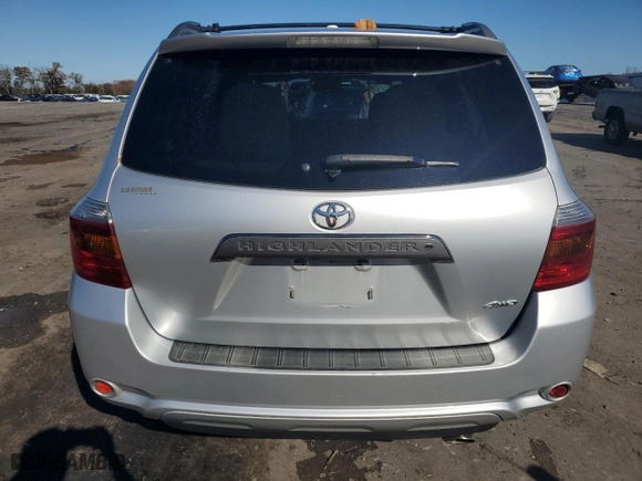 2010 Toyota Highlander Sport with VIN JTEEK3EH1A2153438, listed as a Copart auction lot 80100354 with 138,052 mi miles and Salvage Title. Bid and sale history available at carsss.com. Image 6.