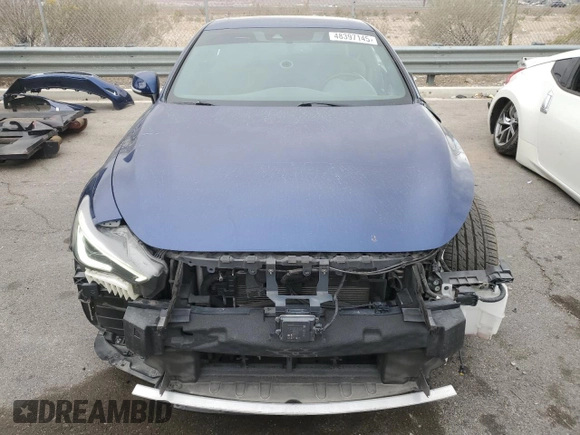 2019 Infiniti Q60 3.0t LUXE with VIN JN1EV7EK8KM230894, listed as a Copart auction lot 48397145 with 51,602 mi miles and Salvage Title. Bid and sale history available at carsss.com. Image 5.